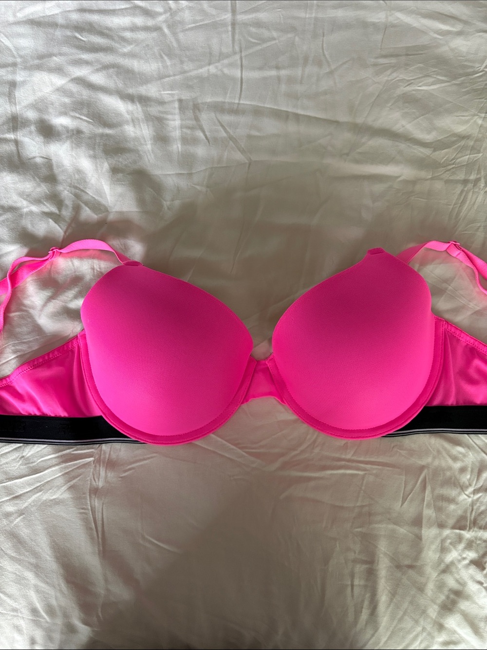 PINK Victoria's Secret Neon Hot Pink T-Shirt Bra